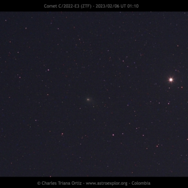 Cometa C/2022 E3 (ZTF), 06-Feb-2023 (UT) 01:10